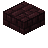 ネザーレンガのハーフブロック(上段)