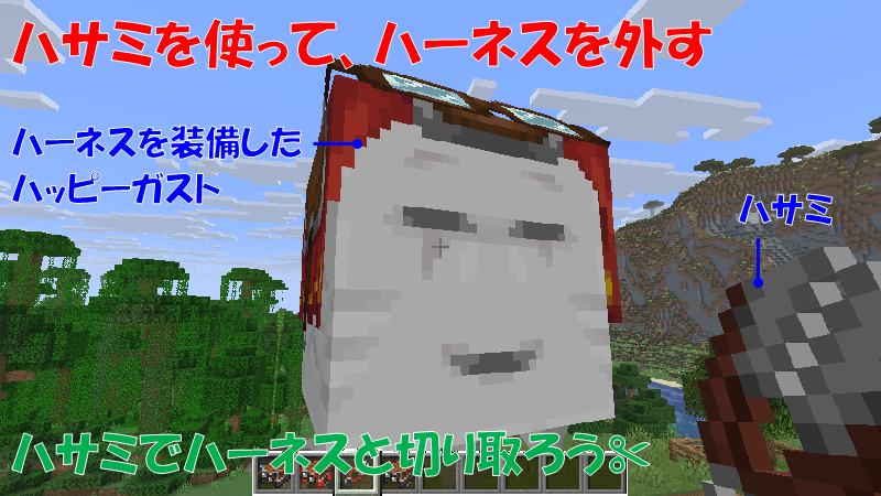 ハーネスの使い方