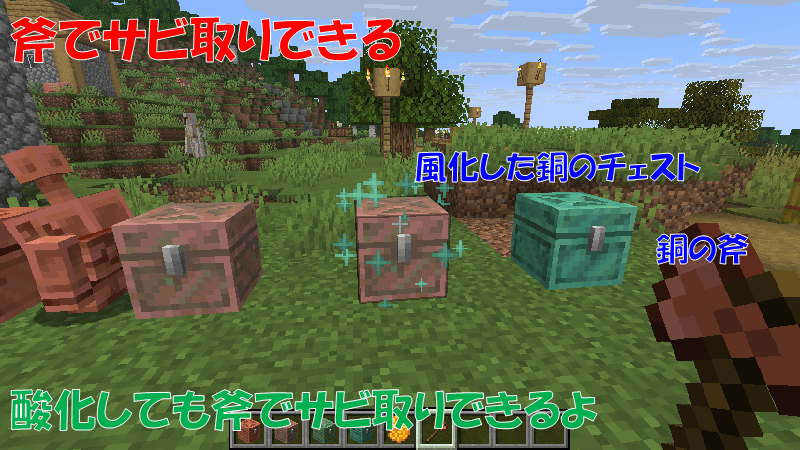 銅のチェスト